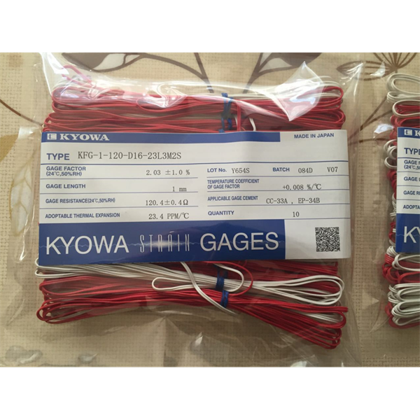 日本KYOWA共和配件耗材應(yīng)變片KFGS-2-120-D6-16 L30C2R