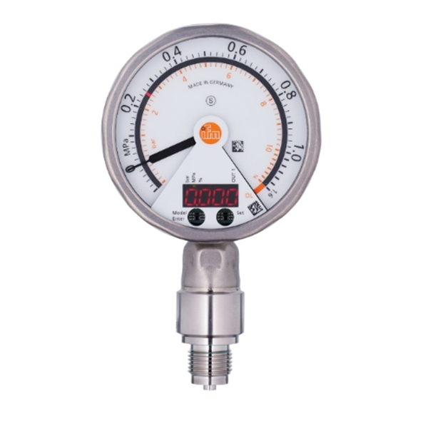 德國(guó)IFM易福門帶模擬顯示屏的齊平式壓力傳感器PG2437 PG-001-REB12-MFRKG/US/ /P
