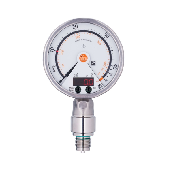 德國(guó)IFM易福門帶模擬顯示屏的齊平式壓力傳感器PG2437 PG-001-REB12-MFRKG/US/ /P