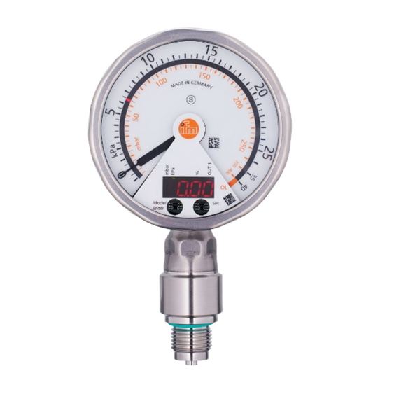 德國(guó)IFM易福門帶模擬顯示屏的齊平式壓力傳感器PG2437 PG-001-REB12-MFRKG/US/ /P