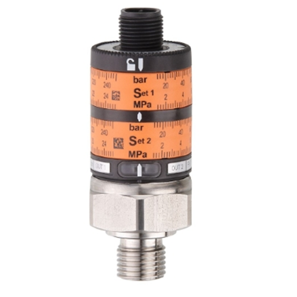 德國IFM易福門帶直觀開關點設定的壓力傳感器PK6734 PK-010-RFP14-HCPKG/US/ /W