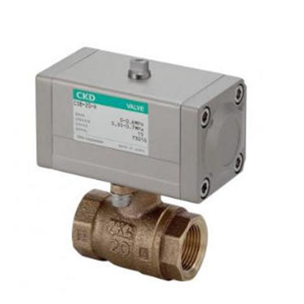 CKD喜開理蒸氣用氣控式球閥2通閥（緊湊型旋轉閥)CSB-R1-20-W